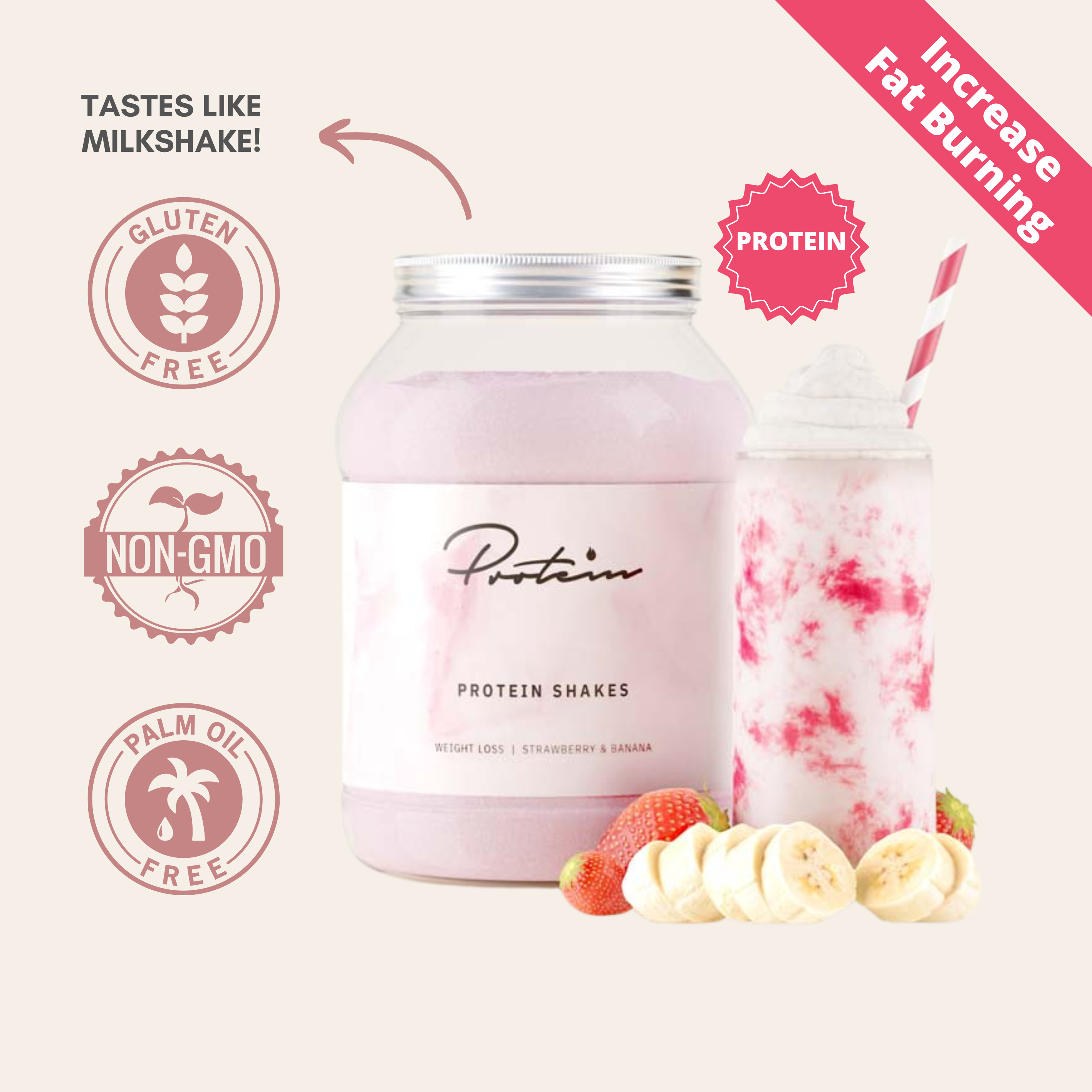 Fettverbrennendes Proteinpulver 1 kg
