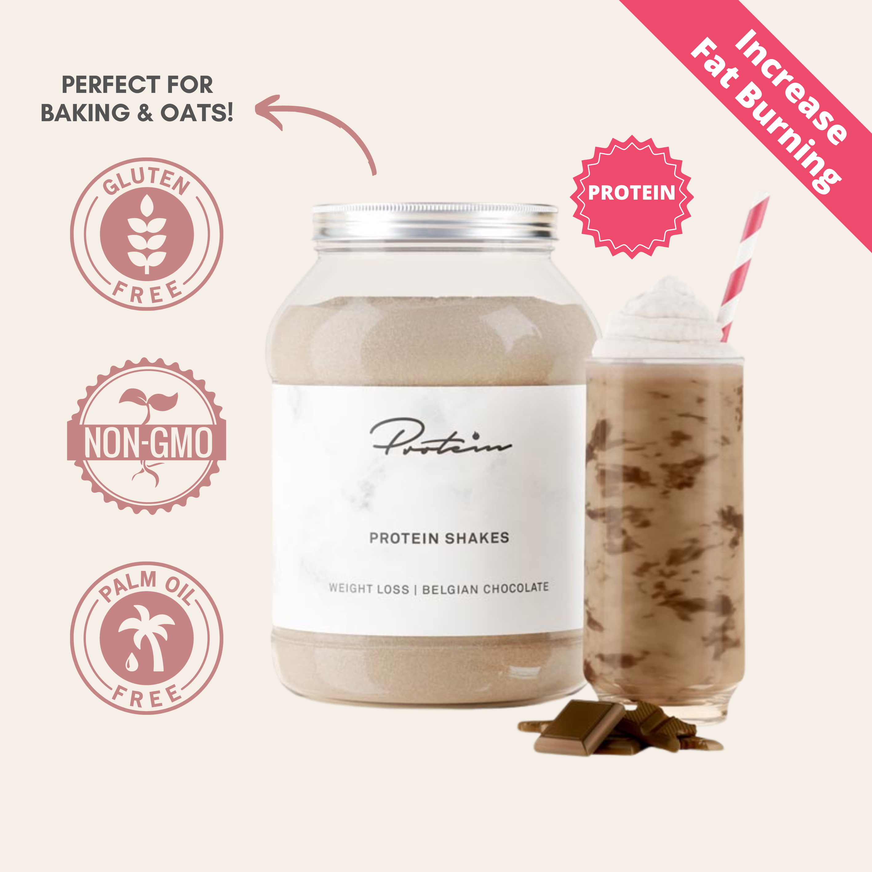 Fettverbrennendes Proteinpulver 1 kg