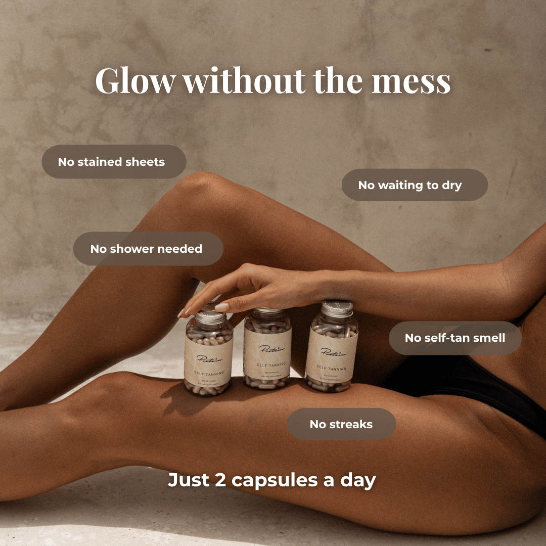 Self Tanning | 150 Capsules for Sunless Skin Glow