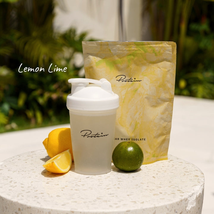 Klares Molkenproteinpulver